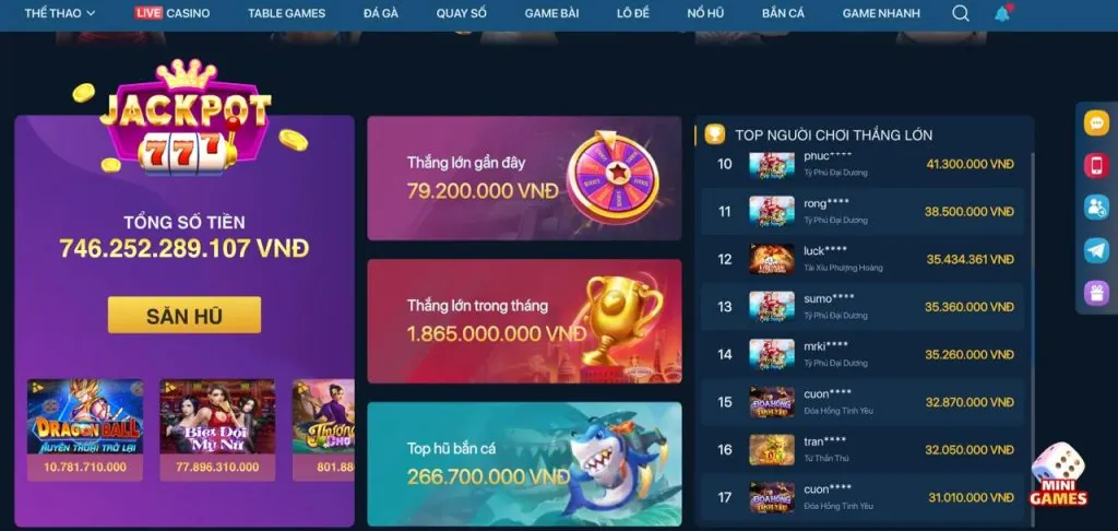 Các loại ưu đãi tại nn88